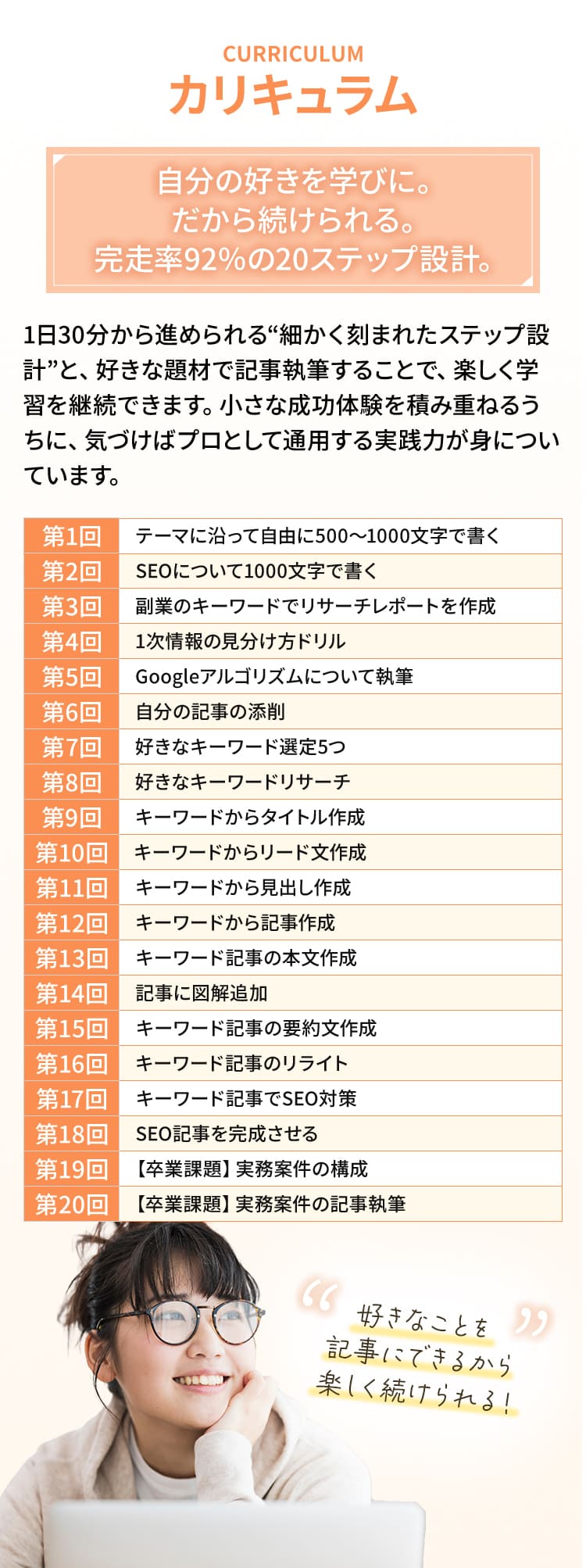 カリキュラム20ステップ