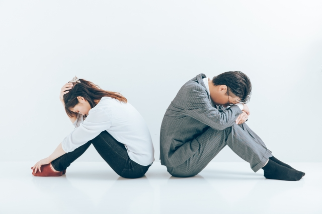 落ち込んでいる人