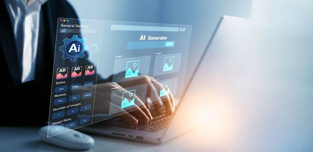 AIを使用してパソコン操作する人