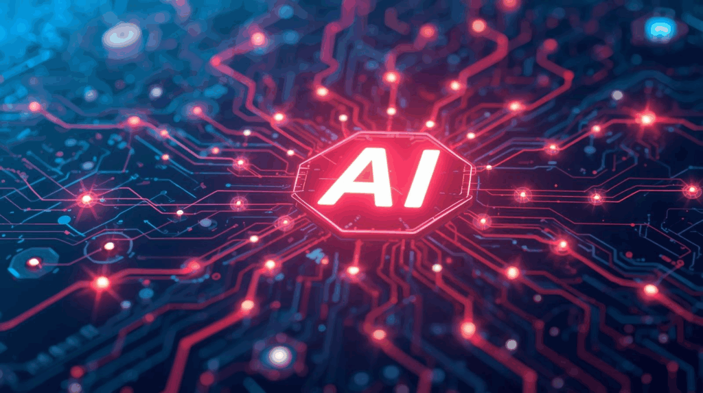 パソコンの基盤にAIが組み込まれている